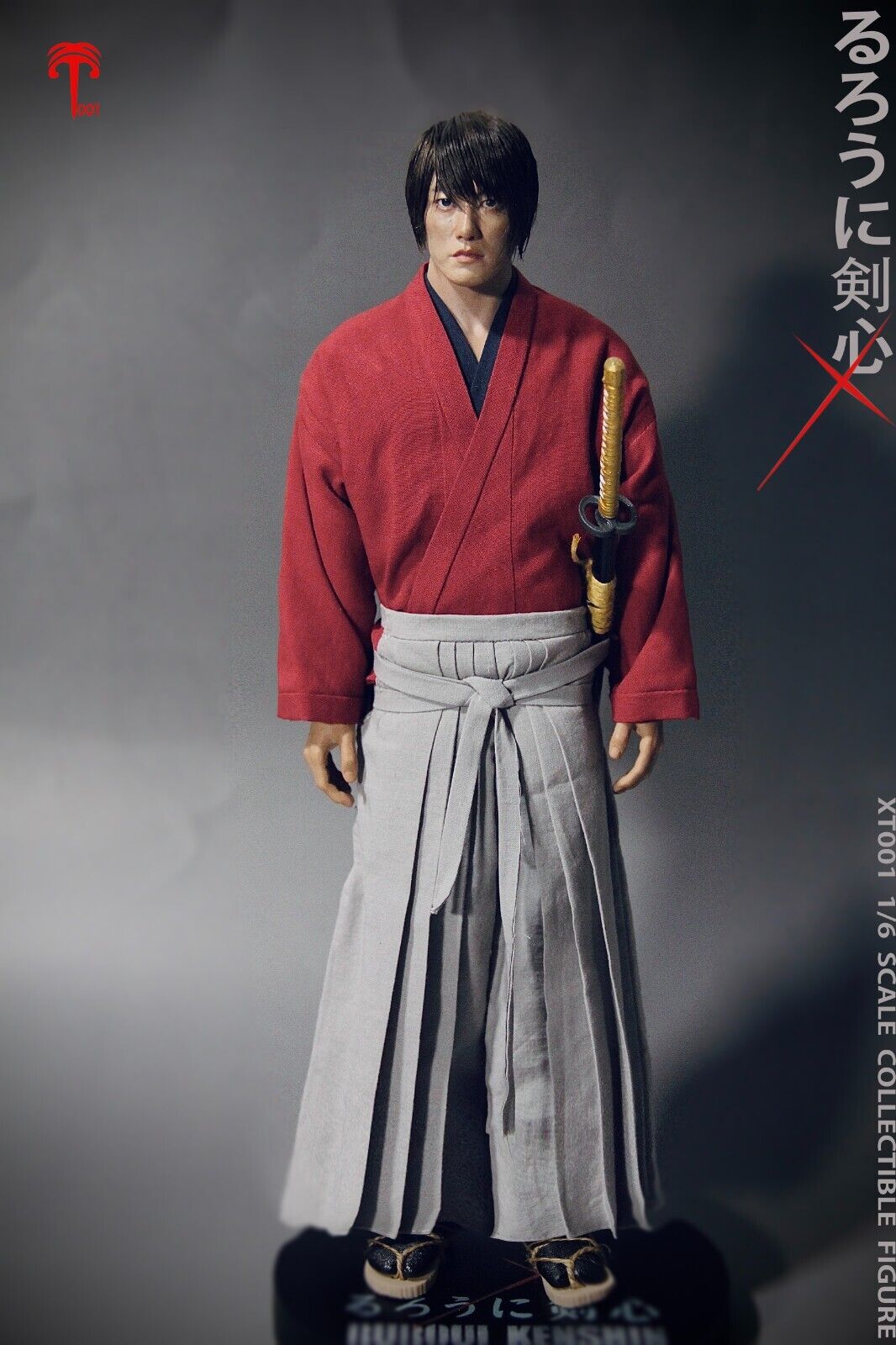 1/6 Scale Satoh Takeru Red Suit Swordman Rurouni Kenshin 12" Action Figures