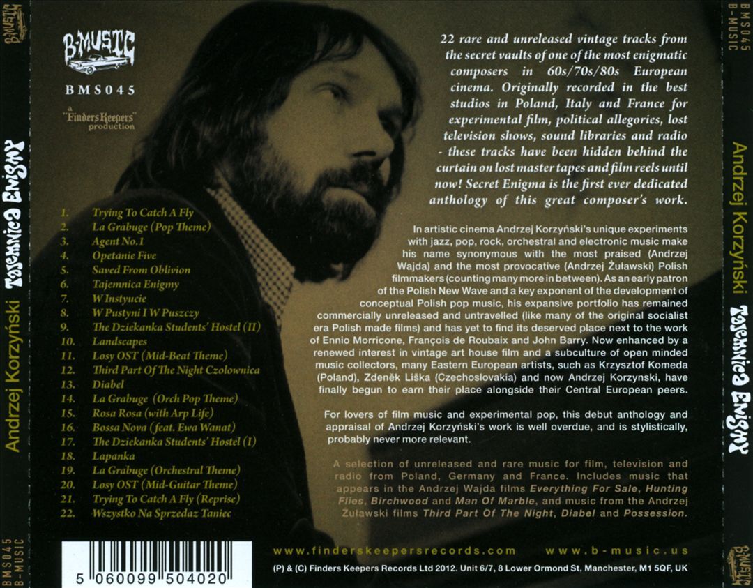 ANDRZEJ KORZYNSKI SECRET ENIGMA NEW CD