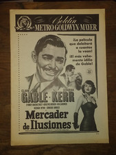 The Hucksters, Clark Gable, Great Pressbook #775