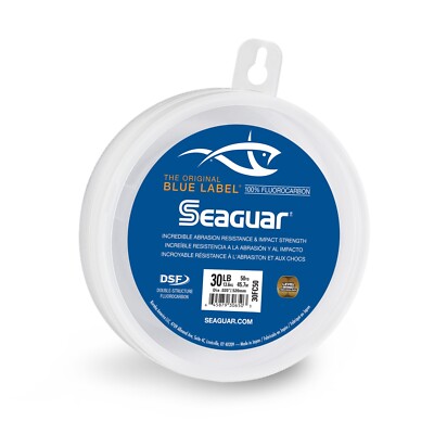 Seaguar Fluorocarbon Line BLUE LABEL 50 YARD Leader Material Pick Any Pound Test