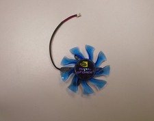 75mm 2 Pin Fan Zunshan DF0801512LFG2C Compatible HIS HD6770 6850 Video Card USA