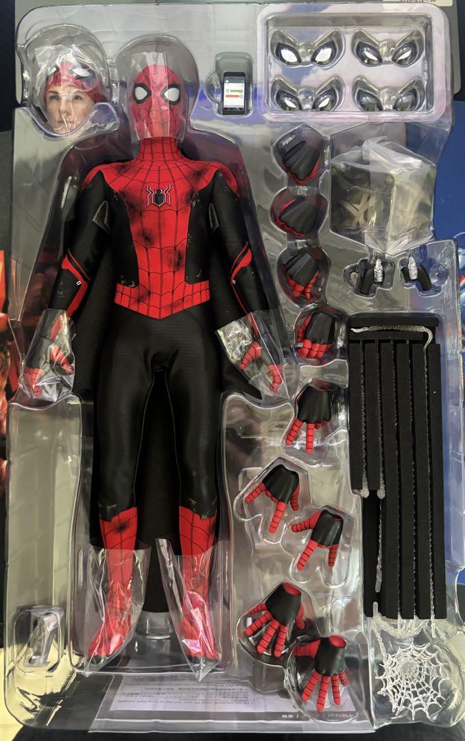 SPIDER-MAN MADE SUIT hot toys 開封美品 Hot Toys Spider-Man (Spider Armor Mk IV Suit) 1:6 Scale