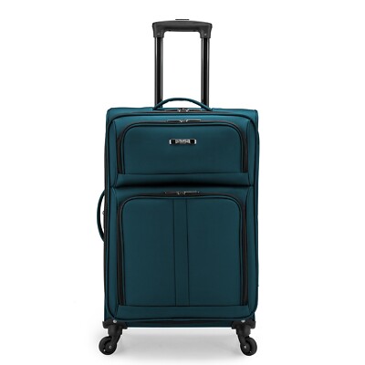 U.S. Traveler Anzio 26'' Medium Softside Expandable Spinner Luggage - Teal