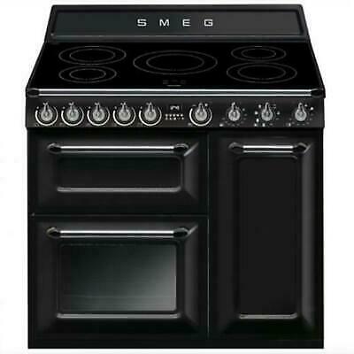 SMEG TR93IBL NERO CUCINA VICTORIA PIANO COTTURA AD INDUZIONE FORNO  ELETTRICO | eBay