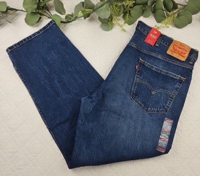 NWT Levi's 550 Big and Tall Relaxed Jeans Size 44 x 32 Tapered Leg