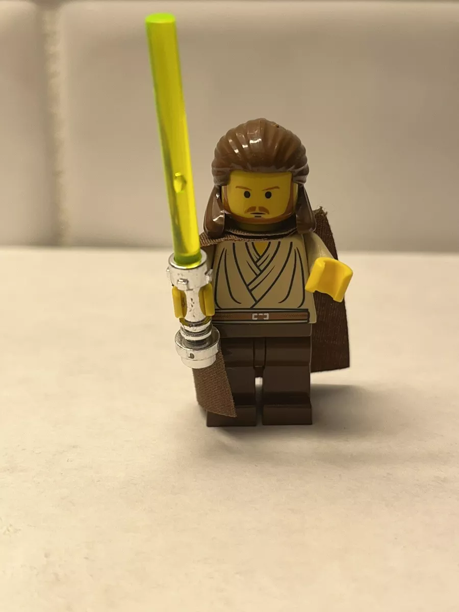 LEGO Star Wars Qui Gon Jinn Yellow Head Minifigure 7161 7204