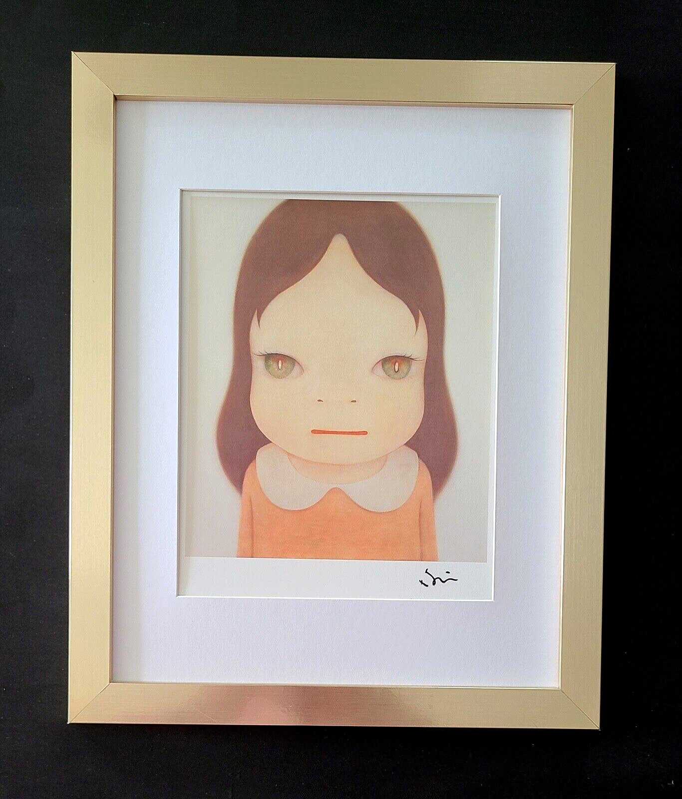 YOSHITOMO NARA + SIGNED PRINT FROM TOKYO + MATTED & FRAMED + BUY IT NOW!