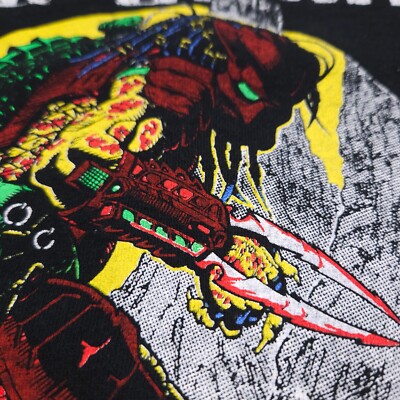 Predator Big Game Vintage 90's Single Stitch T Shirt Comic Predator Big Game Vintage 90's Single Stitch T Shirt Comic