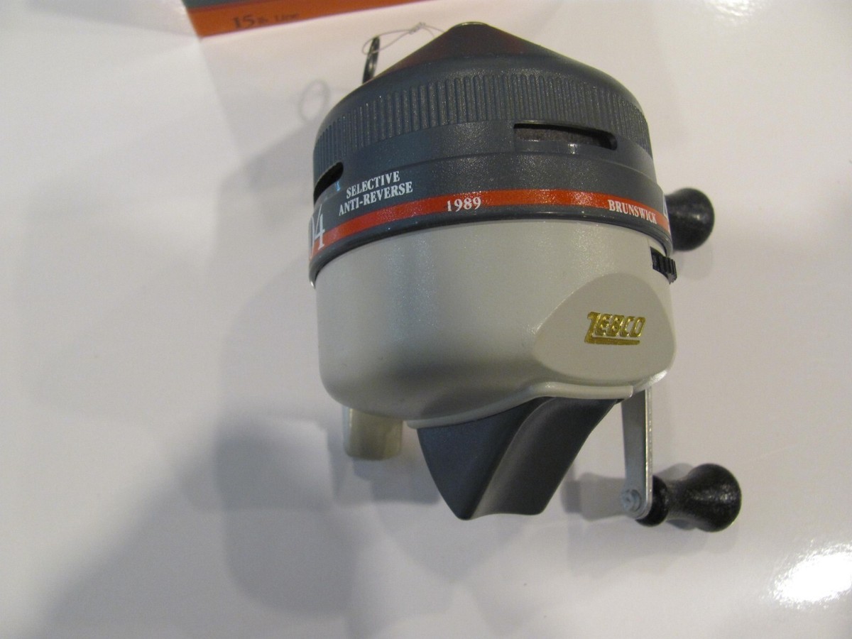 New Vintage Zebco 404 Fishing Reel 1993 Made In USA 15lbs Line Z5