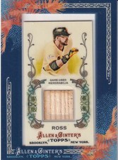 2011 Topps Allen & Ginter Mini Frame AGR-CR Cody Ross Game Used Bat Relics Giant