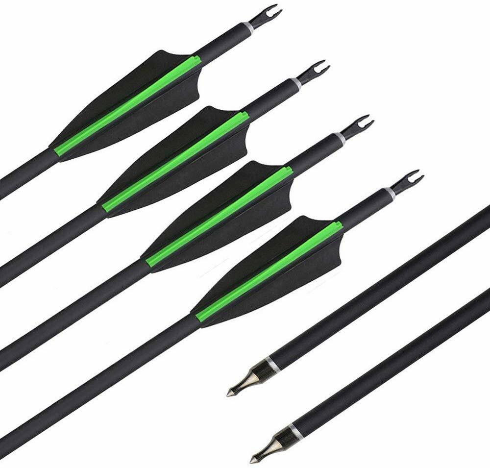 IRQ Carbon Pfeile 31 Zoll - Für Bogenschießen & Jagd