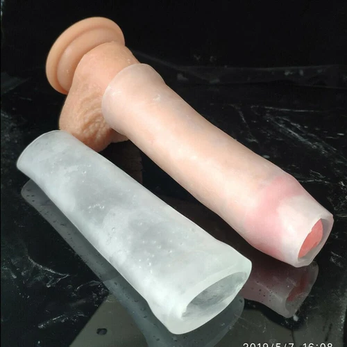 Male Penis-Extender Stretcher Max Vacuum Enhancer Enlarger Silicone Sleeve S-XXL - Picture 17 of 22