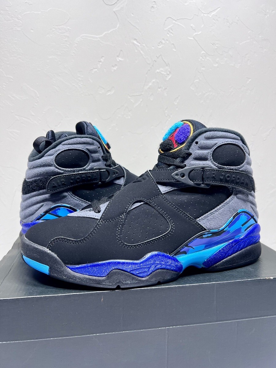 Nike Air Jordan 8 Aqua 2015 305381-025 OG VIII Black Purple