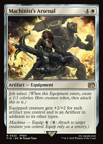 4x Machinist's Arsenal - MtG Final Fantasy - NM -