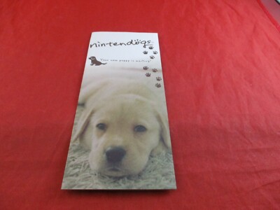 Nintendogs Nintendo DS E3 Promotional Brochure Leaflet Game Promo