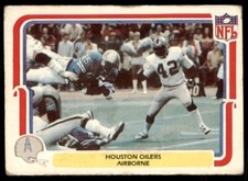 1980 Fleer Team Action Airborne (Offense) Houston Oilers #21
