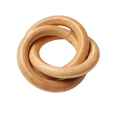12Pcs Elegant Napkin Rings Serviettes Buckles Three Circles Napkin Rings Holder