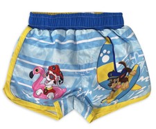 Nickelodeon Paw Patrol Swim Trunks Baby Boys Size 6-9 Months Blue Yellow UPF 50 