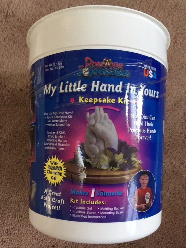 Precious Impressions My Little Hand In Yours Keepsake Mold Kit