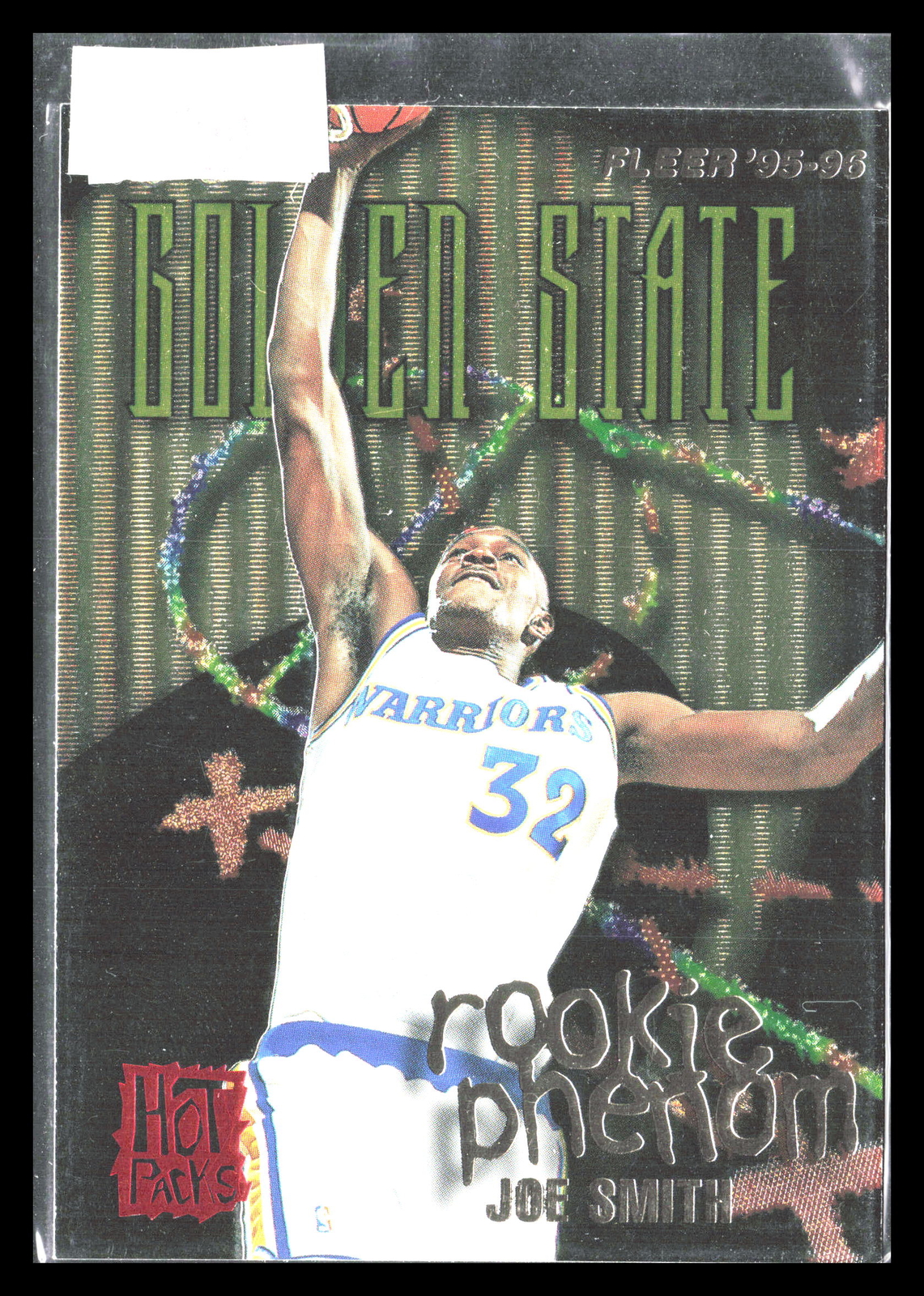 Joe Smith 1995 Fleer #6    Rookie Phenom Golden State Warriors