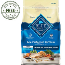 Blue Buffalo Life Protection Formula Chicken Brown Rice Adult Dry Dog Food, 30lb