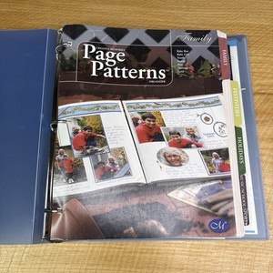 Creative Memories Page Patterns Family Scrapbooking Ideas Crafting 3 Ring Binder