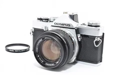 Prism Clear! Olympus M-1 SLR Film Camera M-System 50mm f/1.4 Lens From Japan