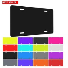 Durable 12x6 Inch Custom License Plate - Lightweight Aluminum Waterproof Finish Durable 12x6 Inch Custom License Plate - Lightweight Aluminum Waterproof Finish