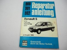 Renault 5 TC L GL GTL TS GTS TSE Turbo Manuale Officina Manuale Riparazione dal85