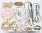 Vintage Crown TRIFARI Chain Necklace Jewelry Lot Silver Gold Tone Rhinestone MCM