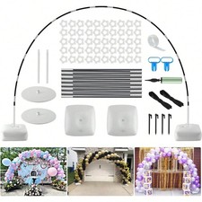 10x9FT Adjustable Balloon Arch Stand Kit Water Base Wedding Party Decorations