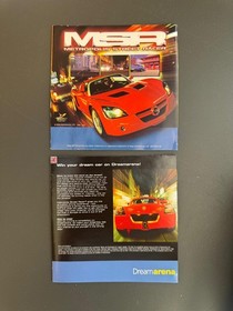 SEGA Metropolis Street Racer Sega Dreamcast PAL 2000 Disc & Case & Booklets