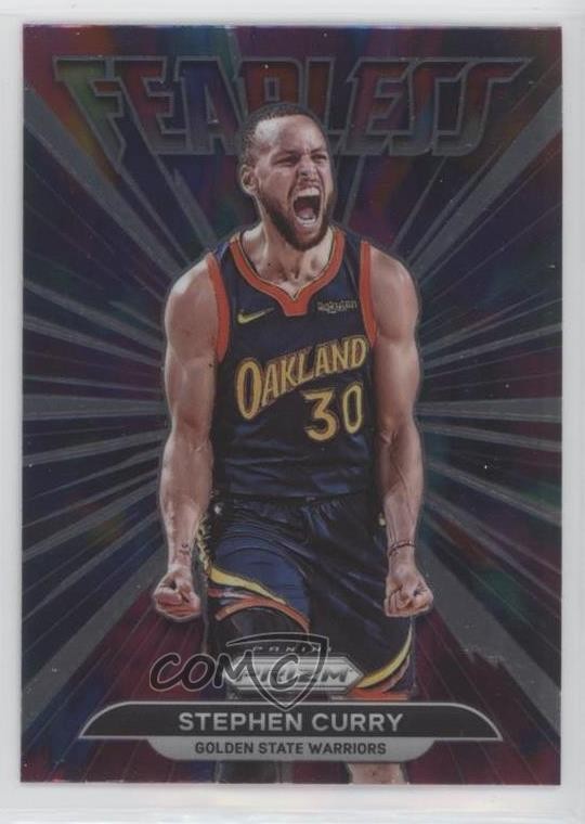 2021-22 Panini Prizm Fearless Stephen Curry #7 7u5