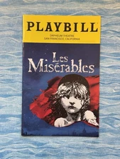 Les Misérables Tour Playbill