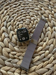 Apple Watch Series 8 Edelstahl Gold 41mm GPS + Cellular Saphire 90% Akku | TOP🔥
