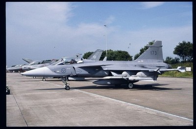 BB249 ORIGINAL K64 SLIDE: Swedish AF Saab JAS-39 Grippen 173