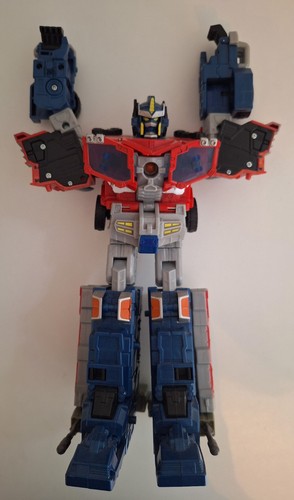 Transformers Cybertron Leader Class Optimus Prime Aktionfigur Cyber Planet Key - Bild 17 von 23