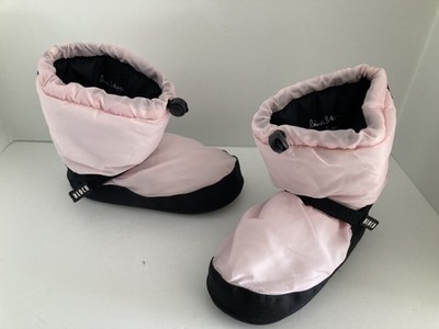 Bloch Irina & Max Dance Warm-Up Booties Children's Youth Large Pink Ballet NWOB