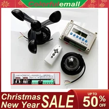 LCD Dual Axis Solar Tracker Controller Automatic Tracking With Wind Speed Sensor