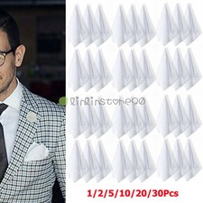 16" Handkerchiefs Cotton Classic Hankies Large Men Hankerchief Lot Set Vintage