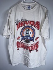Vintage New Jersey Devils 2000 Stanley Cup Champions T-Shirt XL Orig Tultex Tag