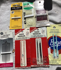 Hand Sewing - Quilting  Yarn needles mixed lot 4