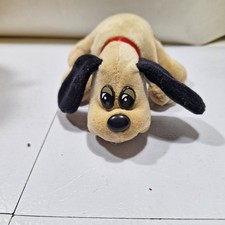 Pound Puppies Small Newborns Brown White Dog Plush 1986