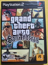 Grand Theft Auto: San Andreas - PS2 Rockstar 2004 Disc unscratched with manual