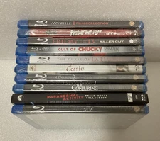 Horror Blu-Ray Set New Sealed Lot of 10 Chucky Conjuring Nun Carrie Friday 13th
