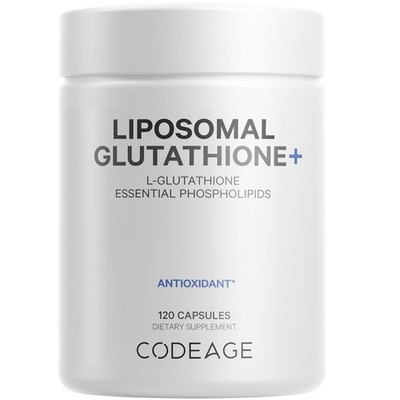Codeage Liposomal Glutathione Antioxidant Capsules, 120 ct. Vegan & Non-GMO