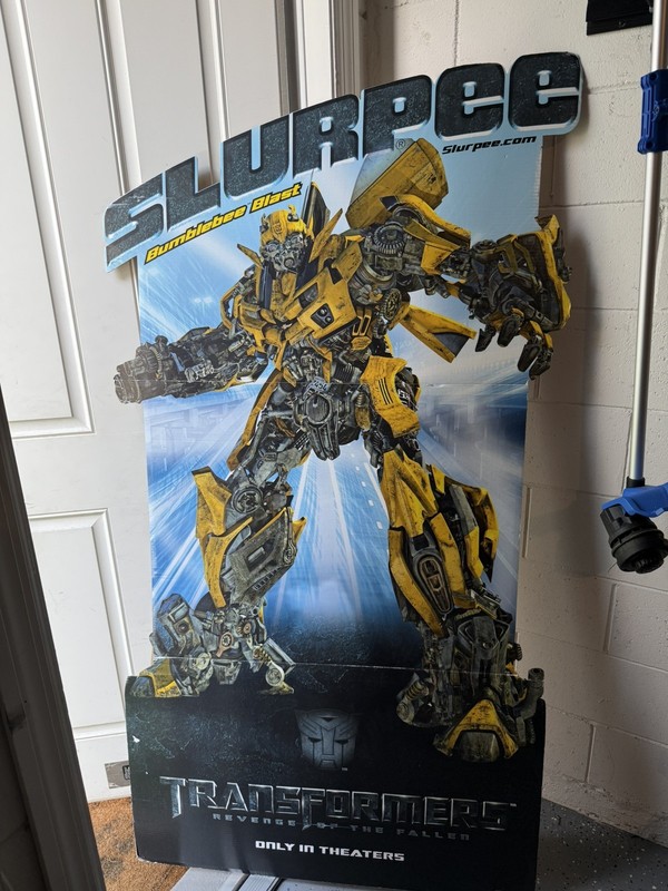 Transformers: Revenge Of The Fallen Bumblebee CARDBOARD CUTOUT Slurpee Standee