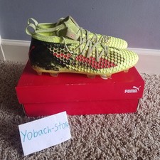 Puma Future Netfit 18.2 FG AG Yellow Red Blac...