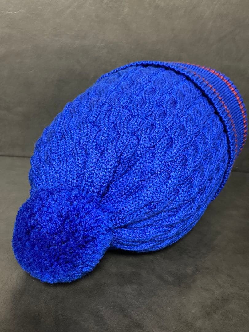 Gucci Knit Hat Beanie Blue Ladies Men'S thumbnail 3