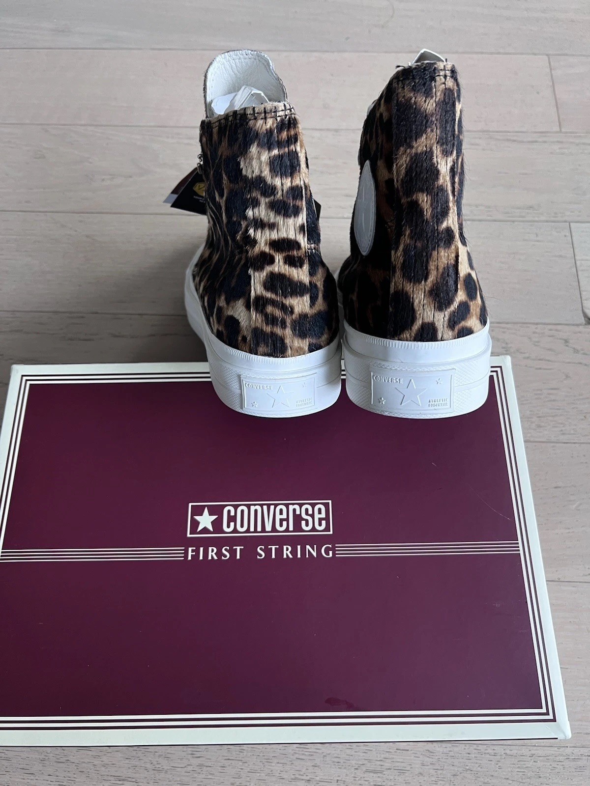 Converse Chuck Taylor All Star CTAS Fs High First String Leopard Calf Hair 10 44 image 6